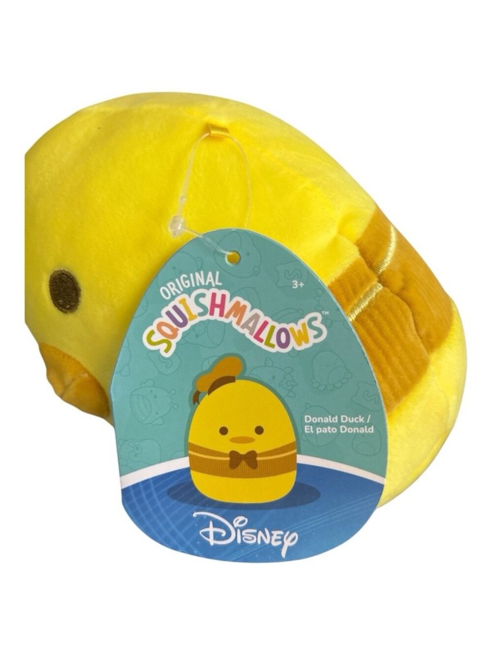Donald Duck Disney Squishmallows Yellow  Plush 6" New Stuffed Collectable Gift - Picture 2 of 2